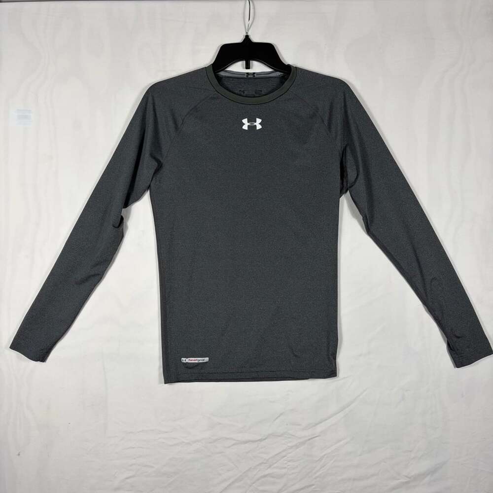 Under Armour HeatGear Long Sleeve Compression Shirt Gray